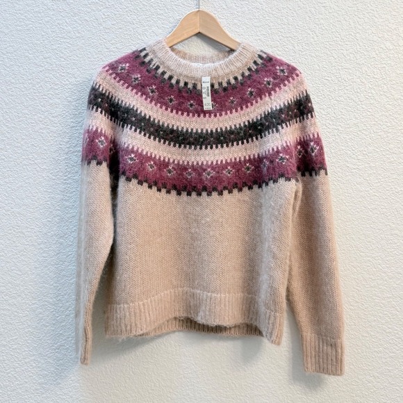 NWT Madewell Sz XXS Fair Isle Alpaca-Blend Sweater $168 - Picture 2 of 13